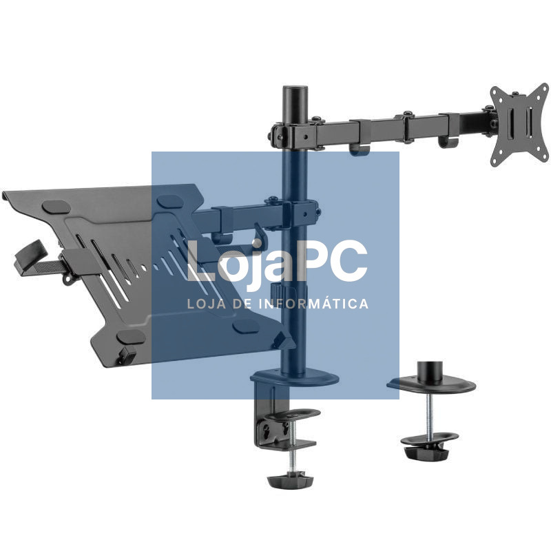 Suporte de mesa Orientable/ Inclinável DTL32TSR-193 para TV y Portátil de 17-32'