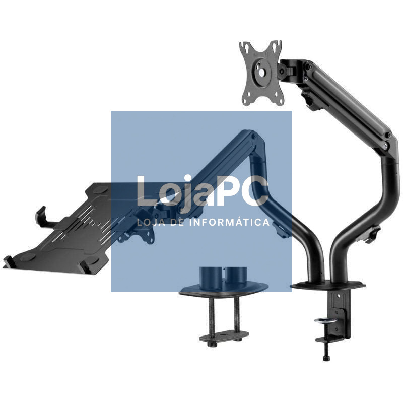 Suporte de mesa Orientable/ Inclinável DTL32TSR-195 para TV y Portátil de 17-32'