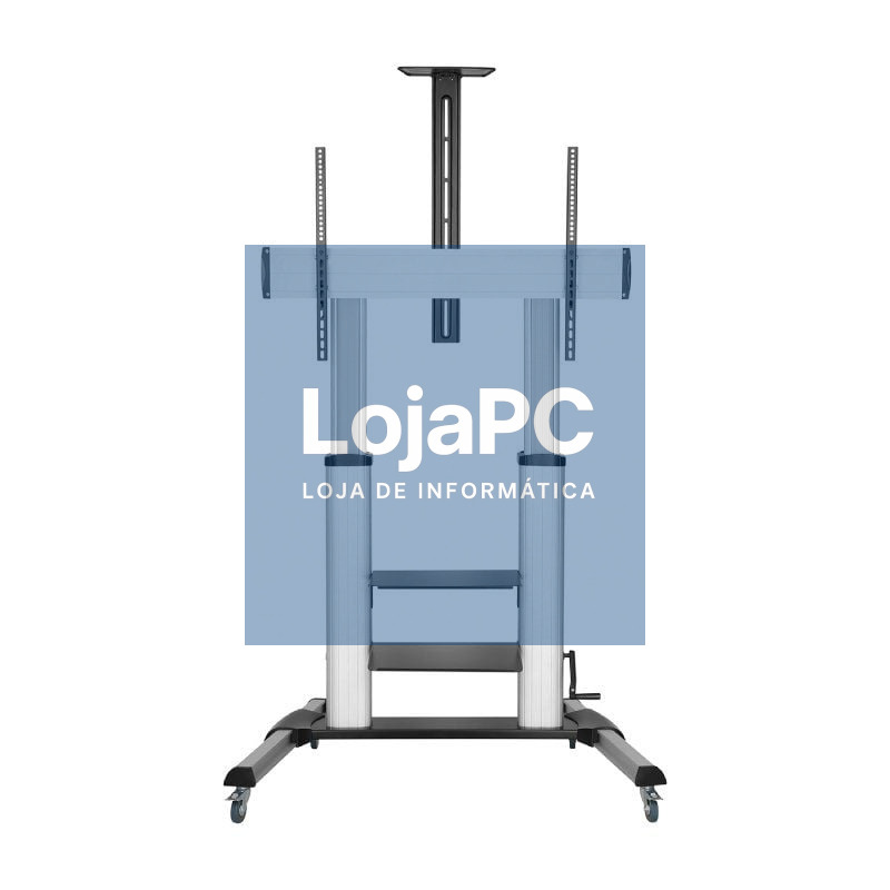 Suporte de chão Inclinável com Rodas y Manivela Aisens FT100TE-125 para TV 60-100'/ até 100kg
