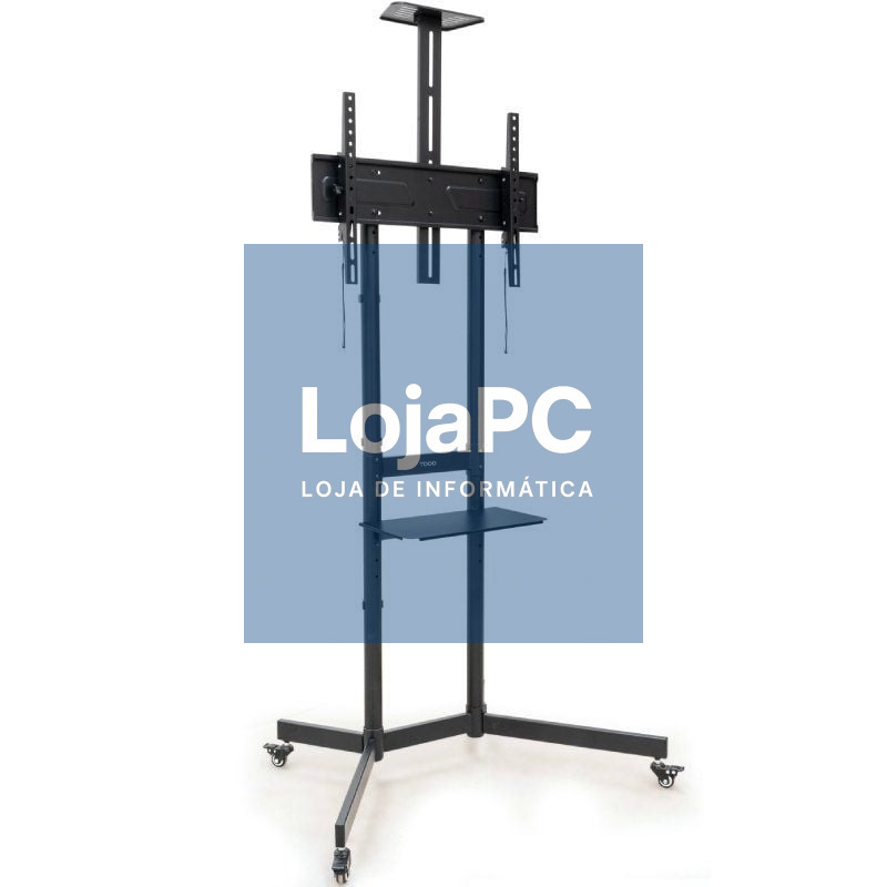 Suporte de chão Inclinável com Rodas TooQ NEFERTITI FS1151M-B para TV de 37-70'/ até 70kg