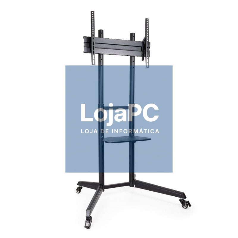 Suporte de chão Inclinável com Rodas TooQ FS1170M-B para TV de 37-70'/ até 50kg