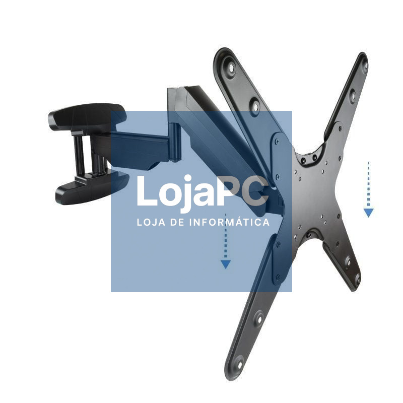 Suporte de parede Rotativo/ Inclinável/ Nivelável TooQ LP2355TN-B para TV de 23-55'/ até 30kg