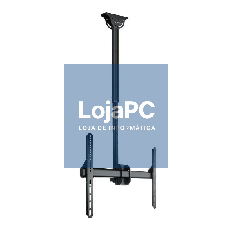 Suporte de tecto Rotativo/ Inclinável/ Nivelável TooQ LPCE1170TSLI-B para TV de 37-70'/ até 50kg