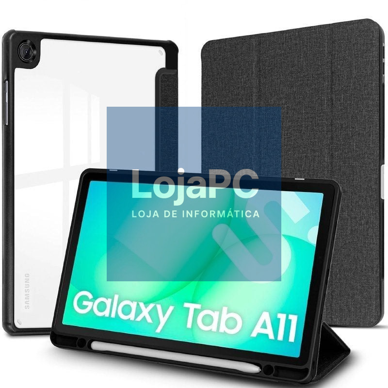 Capa Subblim Clear Shock Case para Samsung A11 8.7'/ Preta