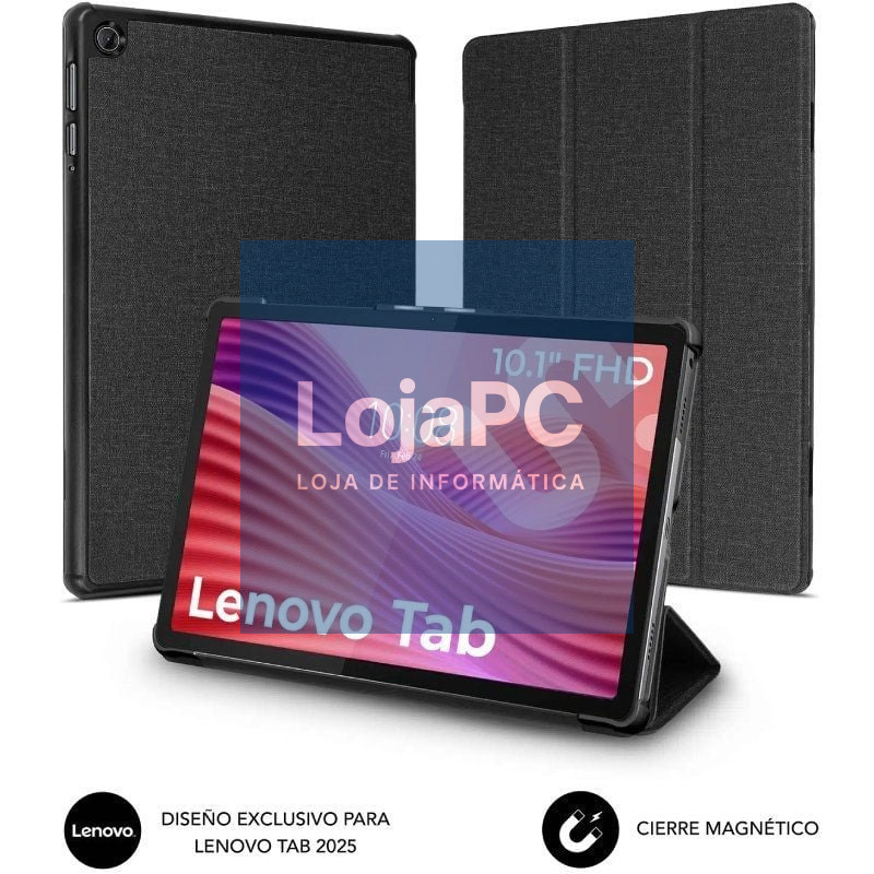 Capa Subblim Shock Case Lenovo Tab 2025 10.1'/ Preta