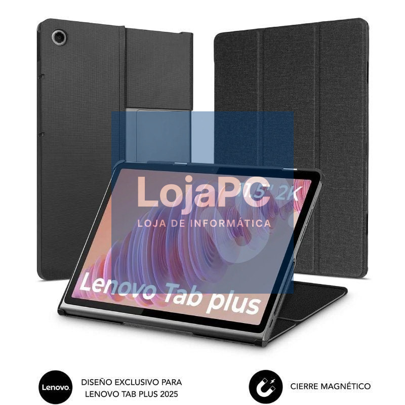 Capa Subblim Shock Case Lenovo Tab Plus 2025 11.5'/ Preta