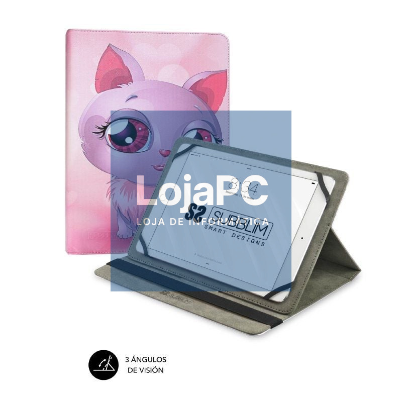Capa Subblim Trendy Cat para Tablets de 10.1'-11'