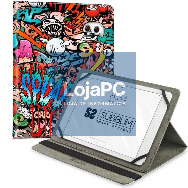 Capa Subblim Trendy Graffiti para Tablets de 9.6'-11'