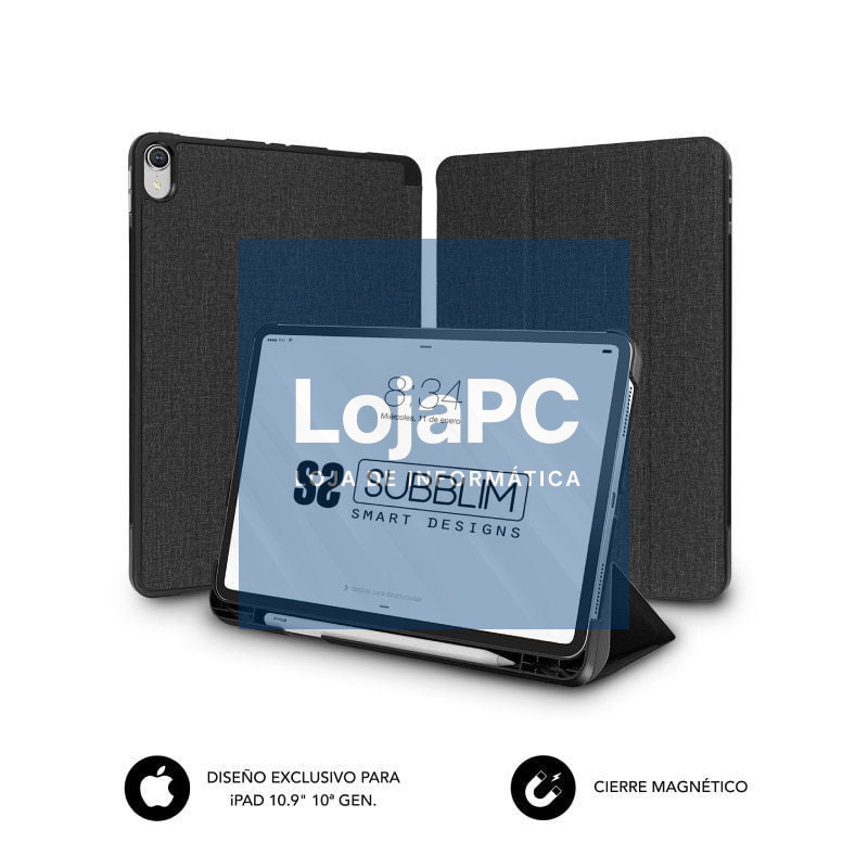 Capa Subblim Shock Case SUBCST-5SC316 para iPad 10ª Geração de 10.9'/ Preta