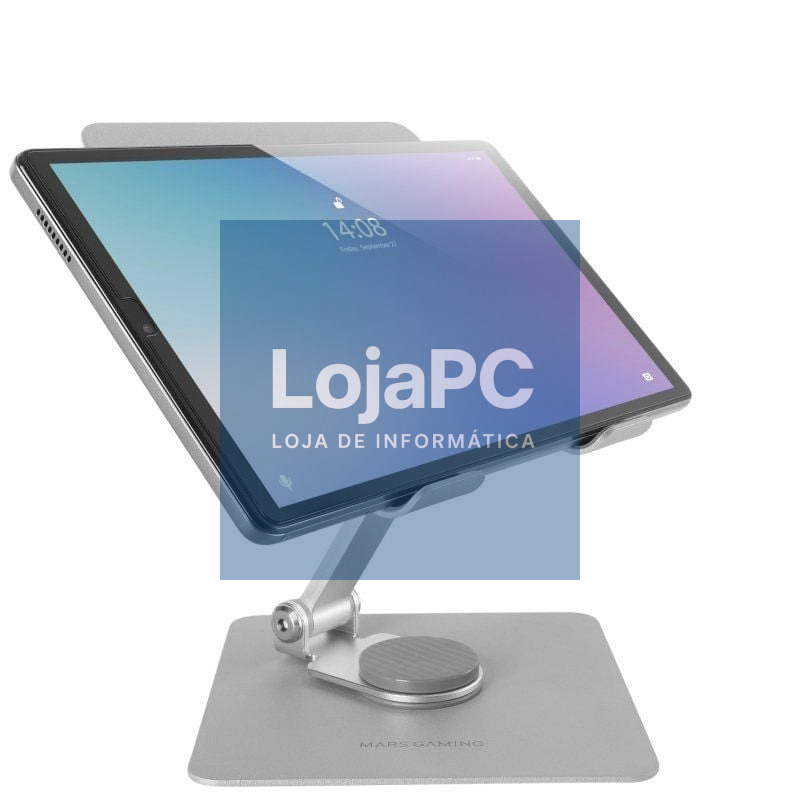 Suporte para Tablets/Convertibles Mars Gaming MA-RST/ até 13'/ Cinzento Prateado