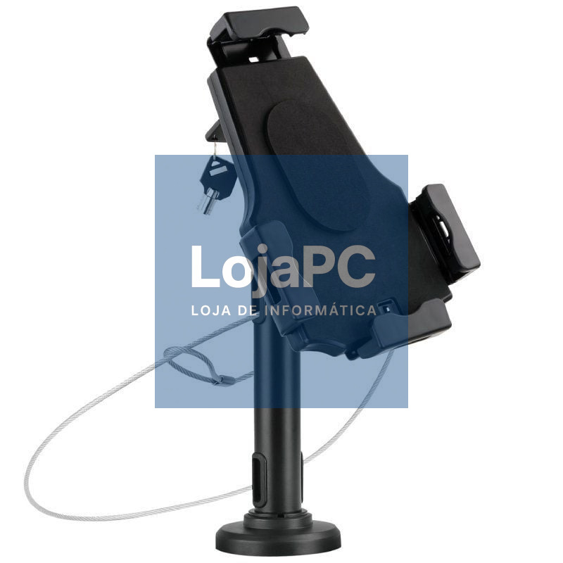 Suporte de mesa/Parede para Smartphone/Tablet TooQ TQTDS0812/ Antirrobo/ Preto