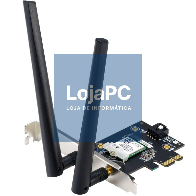 Placa de rede sem fios-PCI Express Asus PCE-BE6500/ 6500Mbps/ 2.4/5/6GHz