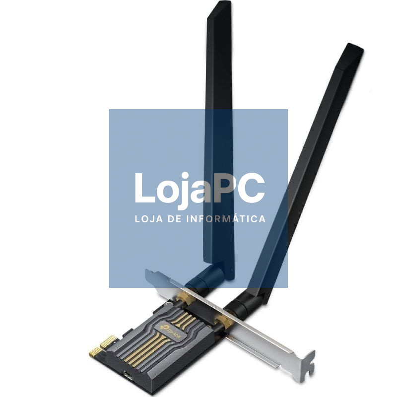 Placa de rede sem fios-PCI Express TP-Link Archer TBE400E/ WiFi 7/ 6500Mbps/ 2.4/5GHz/6GHz