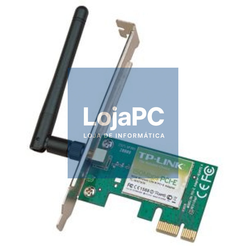 Placa de rede sem fios TP-Link 150Mbps W-N PCI Express