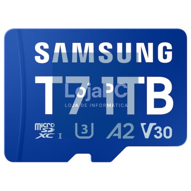 Cartão de memória Samsung P7 1TB microSD XC/ Classe 10/ 170MBs