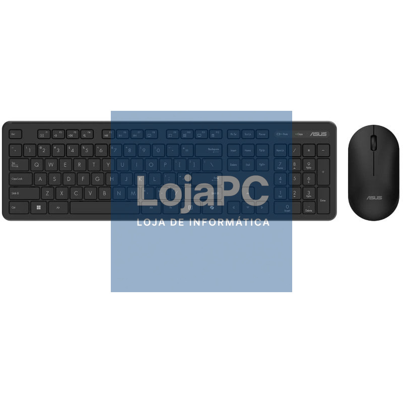 Teclado e rato Sem Fios Asus CW100/ Preto