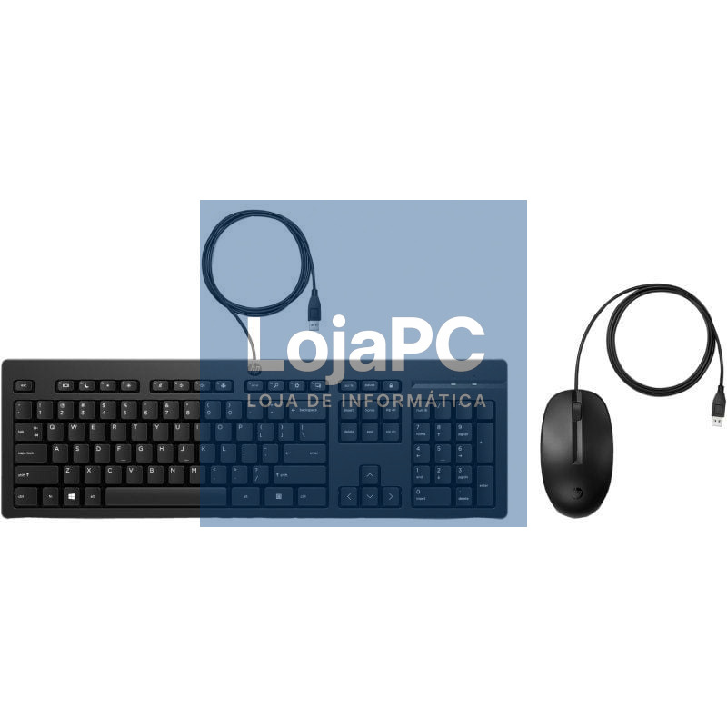 Teclado e rato HP Combo 225