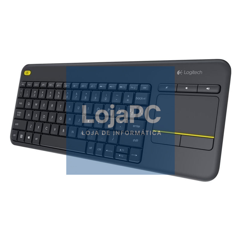 Teclado para Smart TV Logitech Wireless Touch K400 Plus