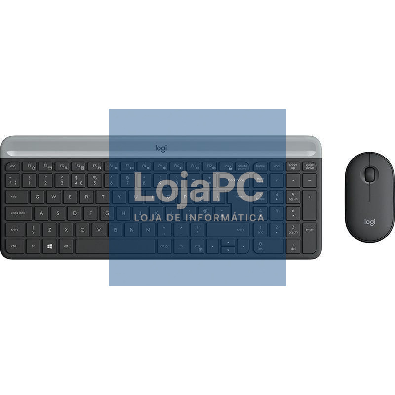 Teclado e rato Sem Fios Logitech Slim Combo MK470