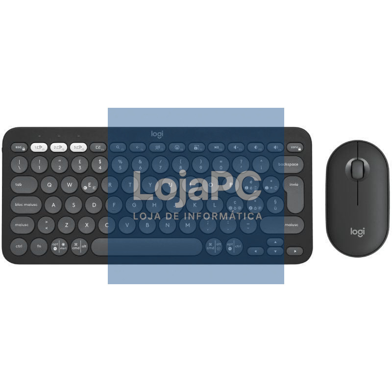 Teclado e rato Sem Fios Logitech Pebble 2 Combo