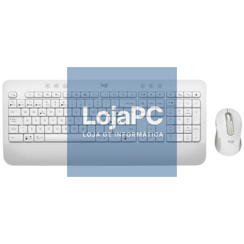 Teclado e rato Sem Fios Logitech Signature MK650 Combo For Business/ Branco