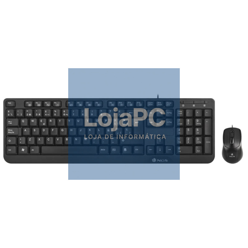 Teclado e rato NGS Cocoa KIT/ Portugués