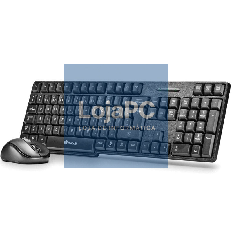Teclado e rato Sem Fios NGS Euphoria KIT/ Portugués