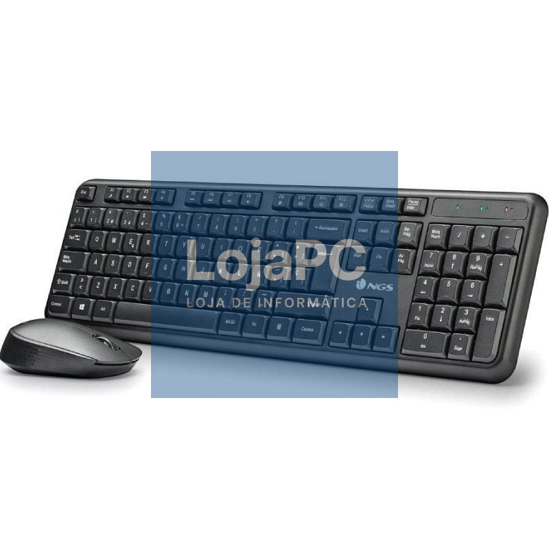 Teclado e rato Sem Fios NGS Harmony Kit