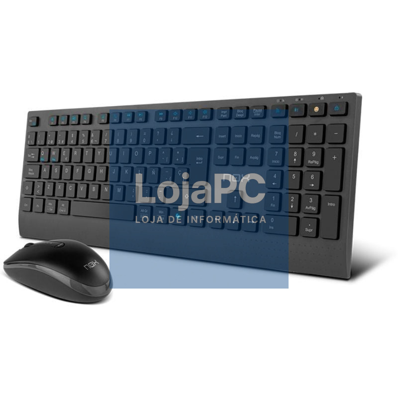 Teclado e rato Sem Fios Nox Lite Duo