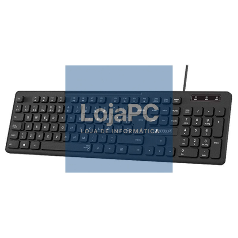 Teclado Subblim Business Slim Silencioso