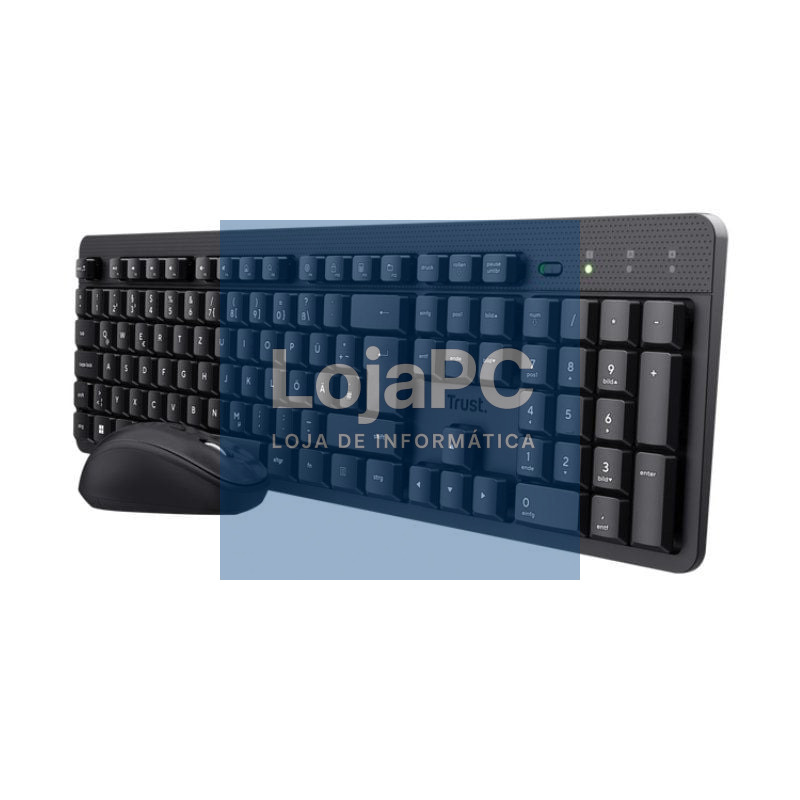Teclado e rato Sem Fios Trust TKM-360