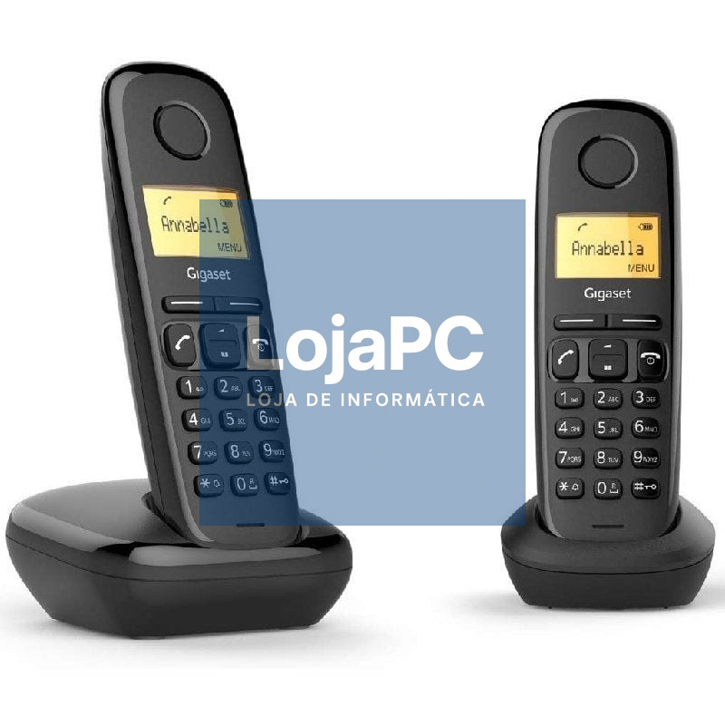 Telefone sem fios Gigaset A270/ Pack DUO/ Preto