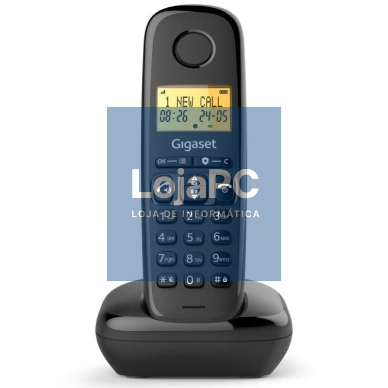 Telefone sem fios Gigaset Basic 100/ Preto