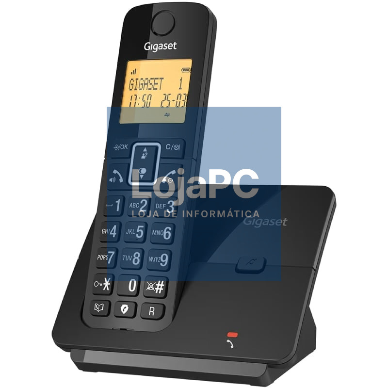 Telefone sem fios Gigaset Essential 300/ Preto