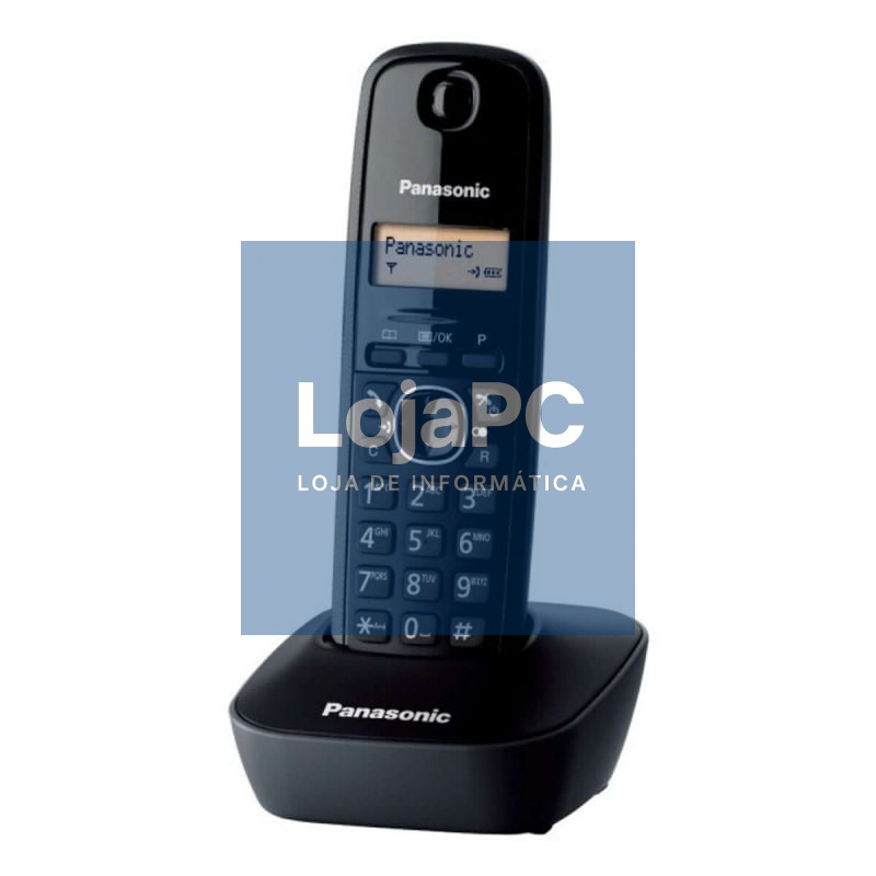 Telefone sem fios Panasonic KX-TG1611/ Preto