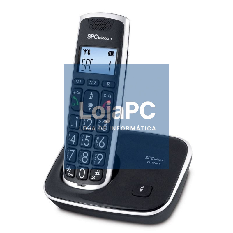 Telefone sem fios SPC Telecom 7608/ Preto