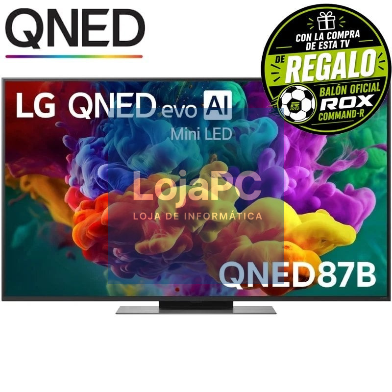 Televisor LG QNED evo AI QNED87 Mini LED 55QNED87B6A 55'/ Ultra HD 4K/ Smart TV/ WiFi