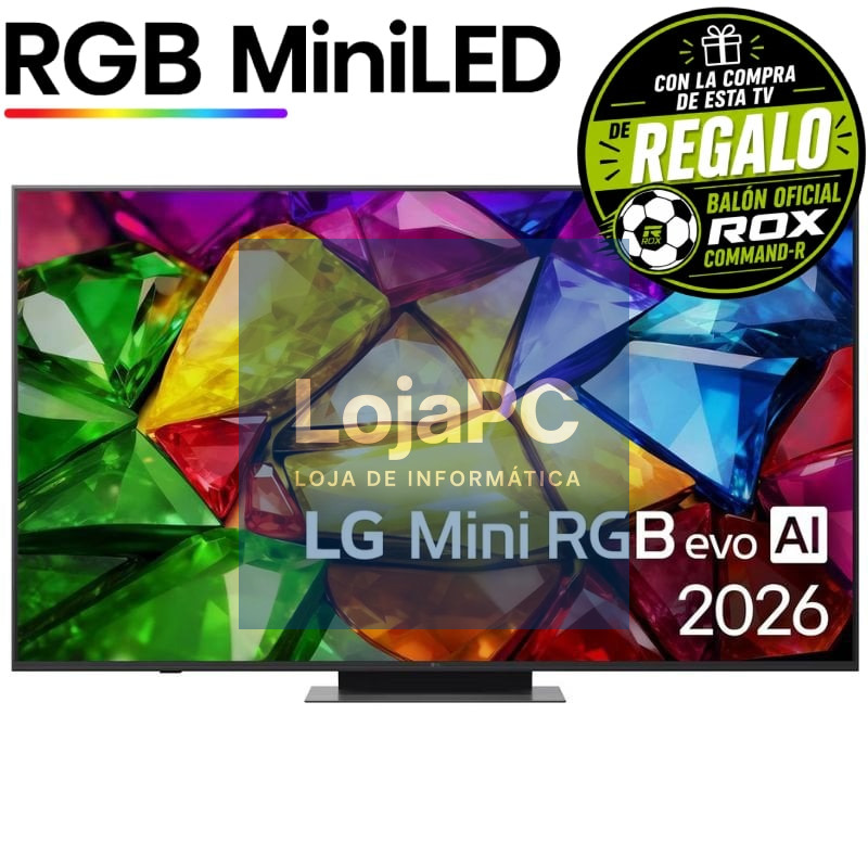 Televisor LG Mini RGB evo AI MRGB86 65MRGB86B6A 65'/ Ultra HD 4K/ Smart TV/ WiFi
