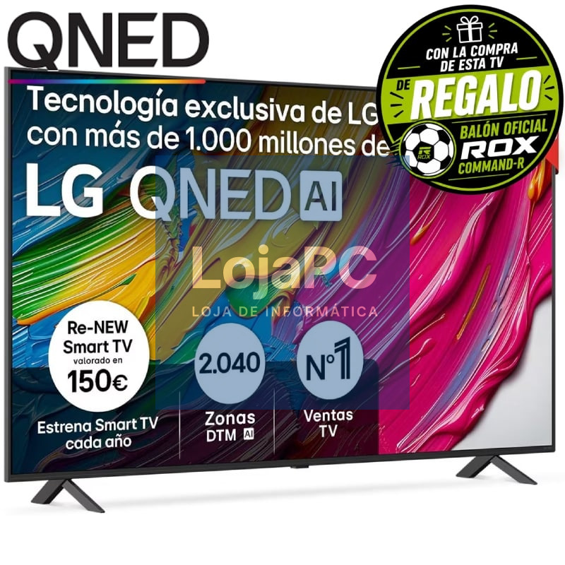 Televisor LG QNED AI QNED80 65QNED80A6A 65'/ Ultra HD 4K/ Smart TV/ WiFi