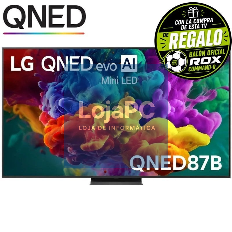 Televisor LG QNED evo AI QNED87 Mini LED 75QNED87B6A 75'/ Ultra HD 4K/ Smart TV/ WiFi