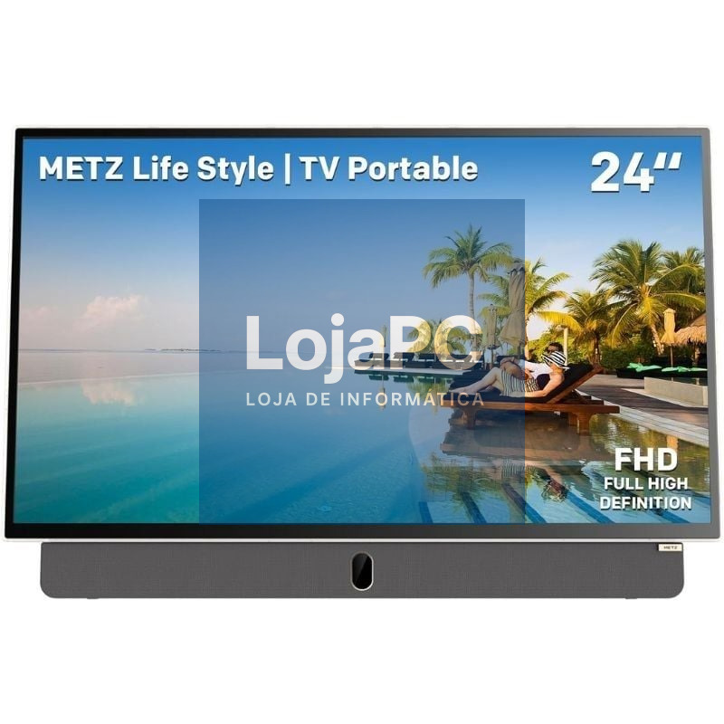 Televisor Portable Metz 24MPE7000Z 24'/ Full HD/ Smart TV/ WiFi