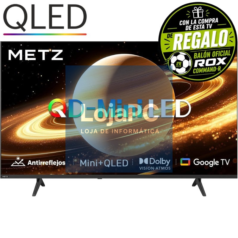 Televisor Metz QLED MiniLED 55MNH7000Z 55'/ Ultra HD 4K/ Smart TV/ WiFi