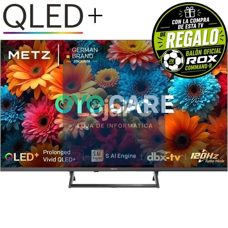 Televisor Metz QLED+ 55MQF7500Z 55'/ Ultra HD 4K/ Smart TV/ WiFi