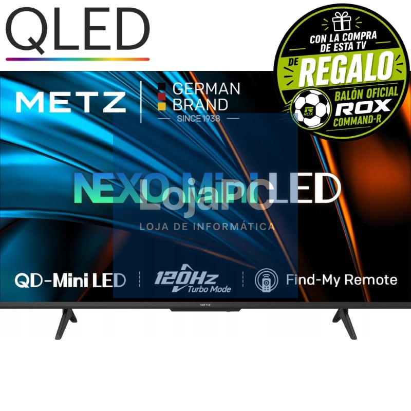 Televisor Metz QLED MiniLED 60MNH7030Z 60'/ Ultra HD 4K/ Smart TV/ WiFi