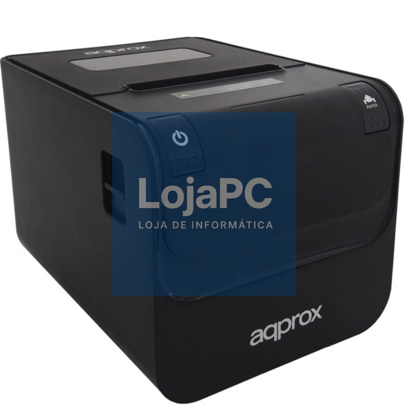 Impressora de Tickets Approx appPOS80AMUSE/ Térmica/ Ancho papel 80mm/ USB-RS232-Ethernet/ Preta