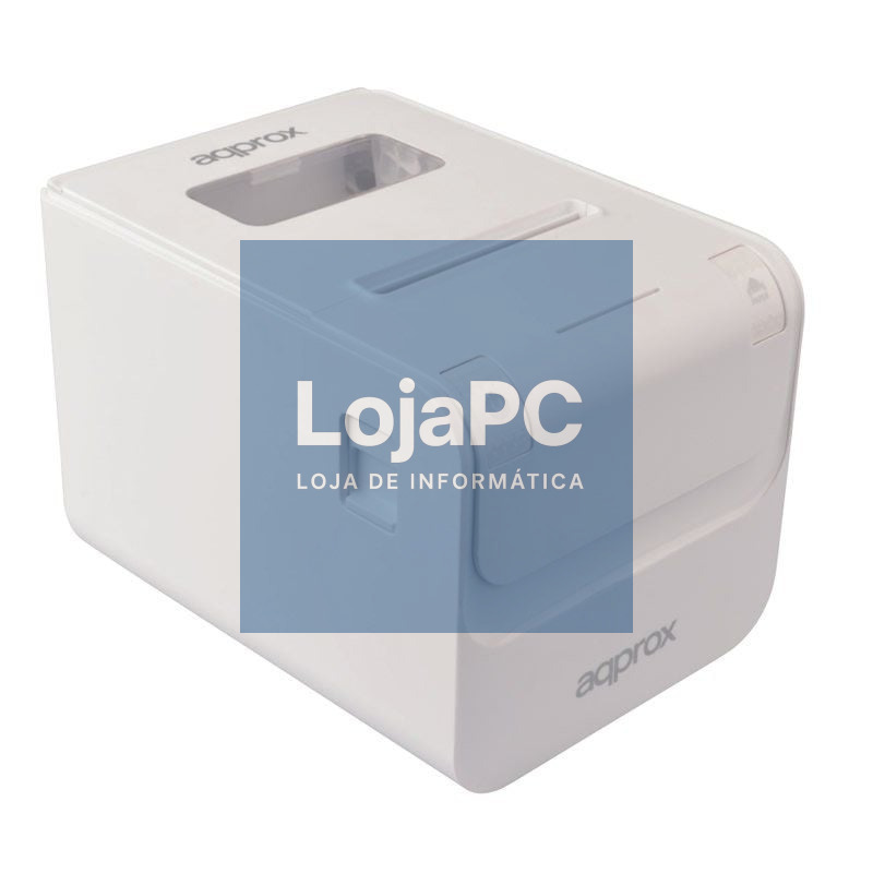 Impressora de Tickets Approx appPOS80AMUSEWH/ Térmica/ Ancho papel 80mm/ USB-RS232-Ethernet/ Branca