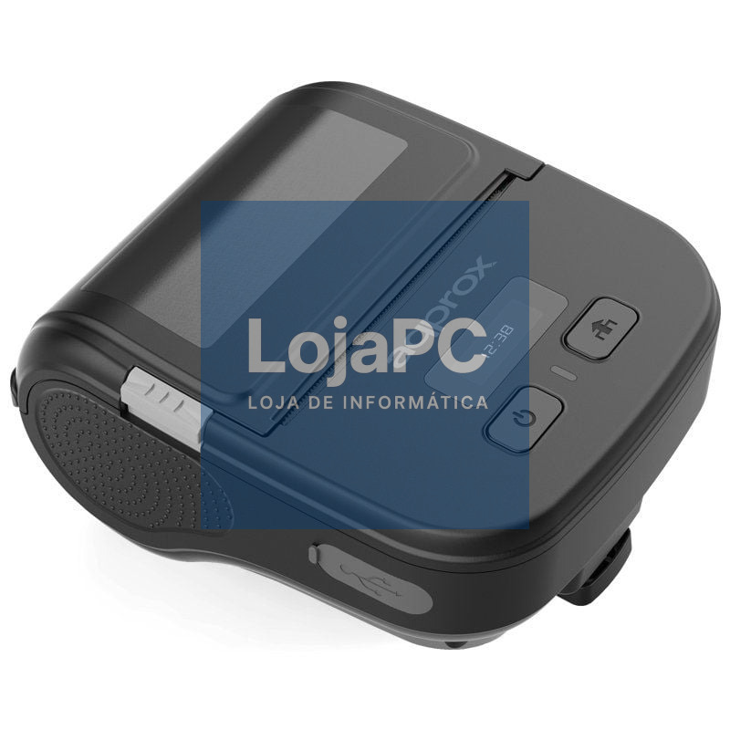 Impressora de Tickets Approx appPOS80PORTABLE/ Térmica/ Ancho papel 80mm/ USB-Bluetooth/ Preta