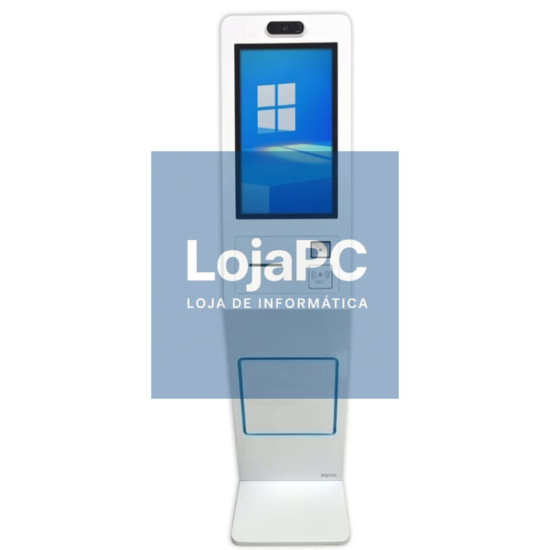 Kiosko Capacitivo Approx appKIOSK01 Intel Celeron J6412/ 8GB/ 128GB SSD/ 21.5'/ Táctil