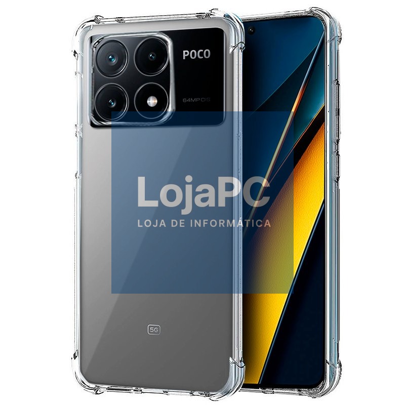 COOL Case for Xiaomi Poco X6 Pro 5G AntiShock Transparent
