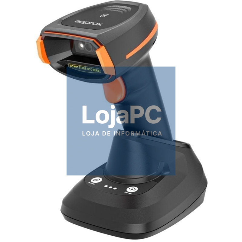 Leitor de Códigos de barras 1D-2D-QR Approx appLS24WSBS/ USB/ Bluetooth/ Radiofrecuencia